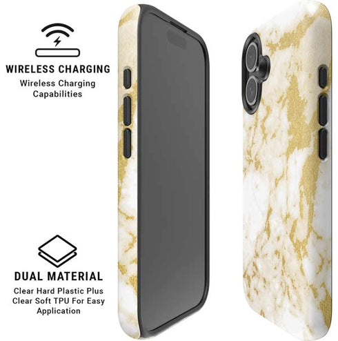 Basic Marble iPhone 16 Plus Magsafe Impact Case